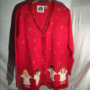 Storybook knit titled “Ring of Angels”